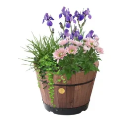 VegTrug: Build-a-Barrel Kit Small - Dark Brown - Alton Garden Centre