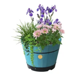 VegTrug: Build-a-Barrel Kit Small - Powder Blue - Alton Garden Centre