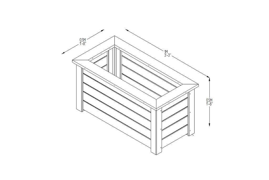 Forest - Cambridge Planter 100×50 - Alton Garden Centre 6 Forest - Cambridge Planter 100×50 - Alton Garden Centre - Image 4