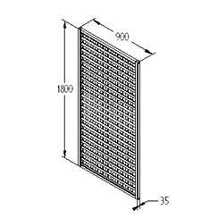 Forest - Premium Framed Trellis 180 X 90cm - Alton Garden Centre 5 Forest - Premium Framed Trellis 180 X 90cm - Alton Garden Centre - Image 3