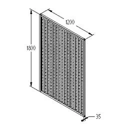 Forest - Premium Framed Trellis 180 X 120cm - Alton Garden Centre 6 Forest - Premium Framed Trellis 180 X 120cm - Alton Garden Centre - Image 4