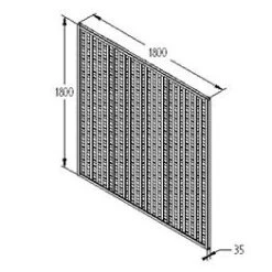 Forest - Premium Framed Trellis 180 X 180cm - Alton Garden Centre 9 Forest - Premium Framed Trellis 180 X 180cm - Alton Garden Centre -Stihl || COBRA || Wolf Sales FRTREL66 6 1