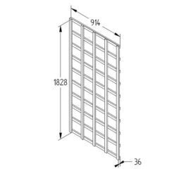 Forest - Heavy Duty Trellis 183 X 91cm - Alton Garden Centre 9 Forest - Heavy Duty Trellis 183 X 91cm - Alton Garden Centre -Stihl || COBRA || Wolf Sales FT63 5 1 1
