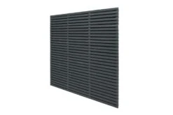 Forest - Contemporary Double Slatted Fence Panel Grey Painted 1.8m X 1.8m - Alton Garden Centre -Stihl || COBRA || Wolf Sales GYVENHHM6HD 3 scaled 1 1024x684 1