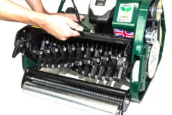 Allett Liberty 43 17" Battery Cylinder Lawnmower - Alton Garden Centre -Stihl || COBRA || Wolf Sales Liberty 43 scarifier 1024x1024@2x