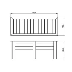 Forest - Kitchen Garden Planter Large 1.8m - Alton Garden Centre -Stihl || COBRA || Wolf Sales RBPLA18 10 1024x1024 1