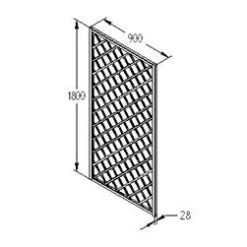 Forest - Hidcote Lattice 180 X 90cm - Alton Garden Centre 9 Forest - Hidcote Lattice 180 X 90cm - Alton Garden Centre -Stihl || COBRA || Wolf Sales RFL09 6 1