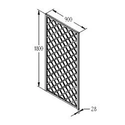 Forest - Hidcote Lattice 180 X 90cm - Alton Garden Centre 6 Forest - Hidcote Lattice 180 X 90cm - Alton Garden Centre - Image 4
