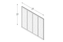 Forest - Pressure Treated Superlap Fence Panel 6ft X 5ft (1.83m X 1.52m) - Alton Garden Centre 7 Forest - Pressure Treated Superlap Fence Panel 6ft X 5ft (1.83m X 1.52m) - Alton Garden Centre -Stihl || COBRA || Wolf Sales TPSUPER65PTR 4 1 2
