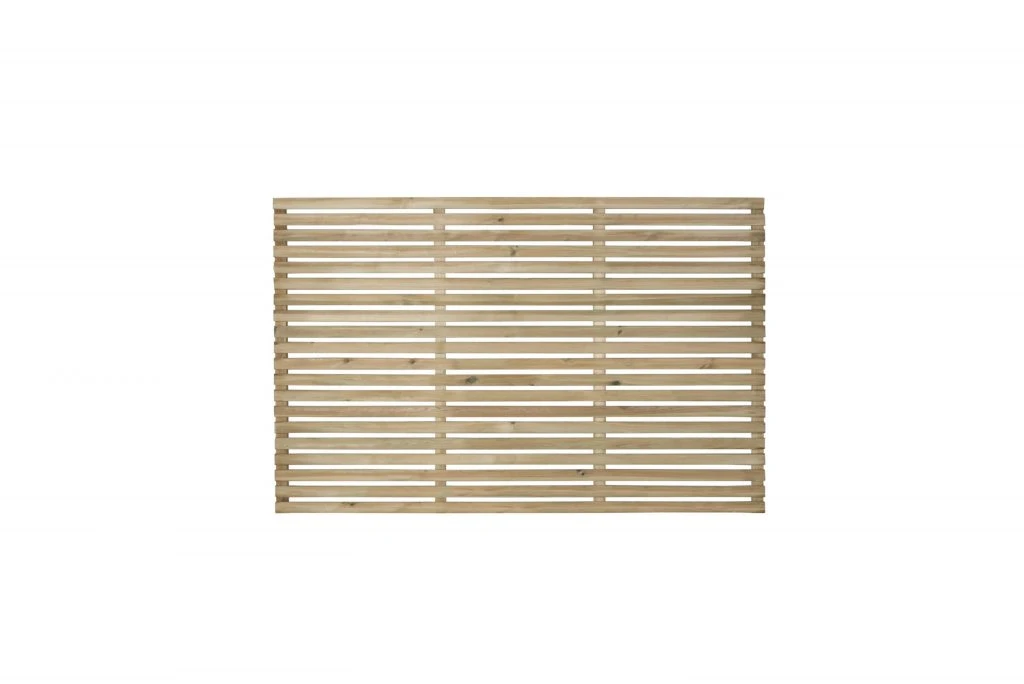 Forest - Pressure Treated Contemporary Slatted Fence Panel 5ft (1.8m X 1.5m) - Alton Garden Centre 4 Forest - Pressure Treated Contemporary Slatted Fence Panel 5ft (1.8m X 1.5m) - Alton Garden Centre - Image 2