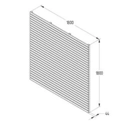 Forest - Pressure Treated Contemporary Slatted Fence Panel 6ft (1.8m X 1.8m) - Alton Garden Centre 9 Forest - Pressure Treated Contemporary Slatted Fence Panel 6ft (1.8m X 1.8m) - Alton Garden Centre -Stihl || COBRA || Wolf Sales VENH6 5 1
