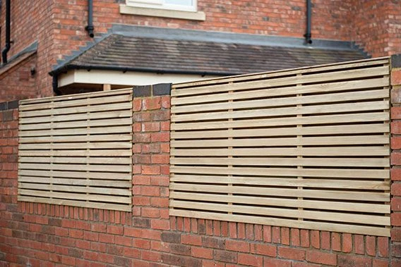 Forest - Pressure Treated Contemporary Double Slatted Fence Panel 1.8m X 1.2m - Alton Garden Centre 4 Forest - Pressure Treated Contemporary Double Slatted Fence Panel 1.8m X 1.2m - Alton Garden Centre - Image 2