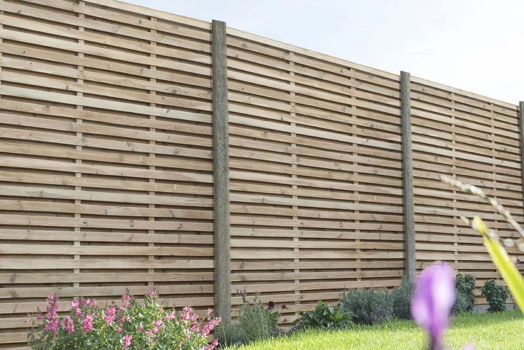 Forest - Pressure Treated Contemporary Double Slatted Fence Panel 1.8m X 1.8m - Alton Garden Centre 3 Forest - Pressure Treated Contemporary Double Slatted Fence Panel 1.8m X 1.8m - Alton Garden Centre