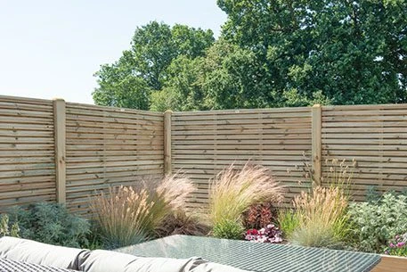 Forest - Pressure Treated Contemporary Double Slatted Fence Panel 1.8m X 1.8m - Alton Garden Centre 4 Forest - Pressure Treated Contemporary Double Slatted Fence Panel 1.8m X 1.8m - Alton Garden Centre - Image 2