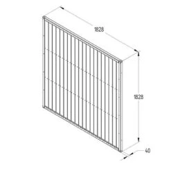 Forest - Pressure Treated Vertical Tongue And Groove Fence Panel 6ft (1.83m X 1.83m) - Alton Garden Centre 9 Forest - Pressure Treated Vertical Tongue And Groove Fence Panel 6ft (1.83m X 1.83m) - Alton Garden Centre -Stihl || COBRA || Wolf Sales VTGP6 5 1