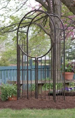 Panacea Arch Top Garden Arches With Gate - Brushed Bronze - Alton Garden Centre 6 Panacea Arch Top Garden Arches With Gate - Brushed Bronze - Alton Garden Centre -Stihl || COBRA || Wolf Sales products arch top garden arch w gate 2