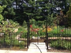 Panacea Arched Top Garden Arches With Gate - Black - Alton Garden Centre 5 Panacea Arched Top Garden Arches With Gate - Black - Alton Garden Centre -Stihl || COBRA || Wolf Sales products arch top garden arch w gate 3 1