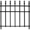 Panacea Classic Finial Selection Fence - Black - Alton Garden Centre 1 Panacea Classic Finial Selection Fence - Black - Alton Garden Centre -Stihl || COBRA || Wolf Sales products classic finial selection fence