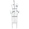 Panacea Curved Leaf & Bird Trellis - Black / Bronze - Alton Garden Centre 2 Panacea Curved Leaf & Bird Trellis - Black / Bronze - Alton Garden Centre -Stihl || COBRA || Wolf Sales products curved leaf bird trellis