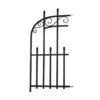 Panacea Kensington Fence End Panel - Black - Alton Garden Centre 1 Panacea Kensington Fence End Panel - Black - Alton Garden Centre -Stihl || COBRA || Wolf Sales products kensington fence end panel