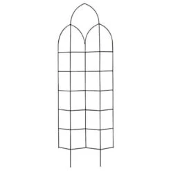 Panacea Offset Spires Trellis - Black - Alton Garden Centre