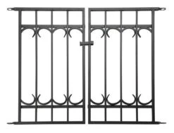 Panacea Park Lane Fence Gate - Black - Alton Garden Centre